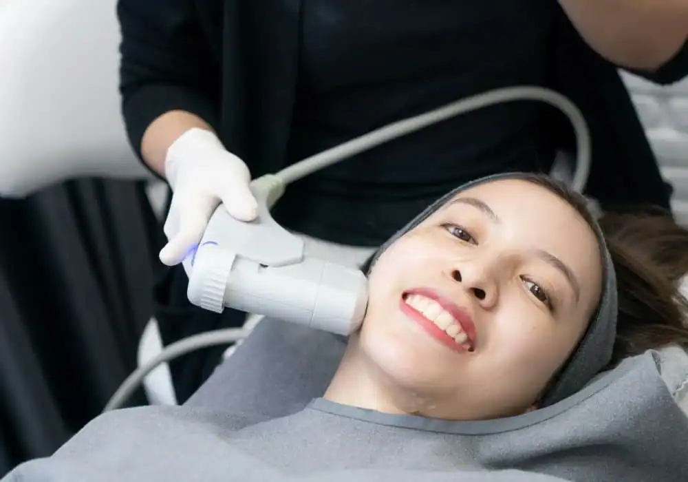 HIFU treatment Hendon in progress