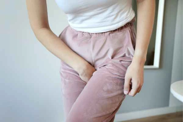 woman struggling with urine incontinence Hendon