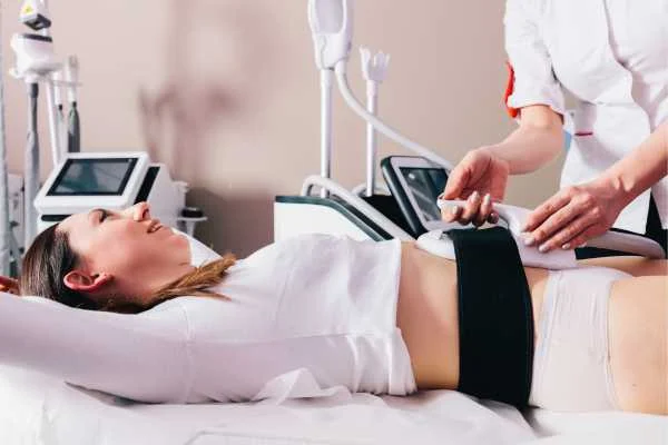 woman having body sculpting to help improve her body image and her mental health Hendon